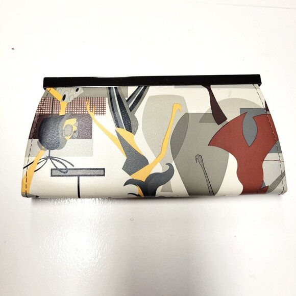 Abstract Print Thin Wallet - Picture 2 of 8